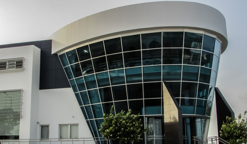 a modern commercial building